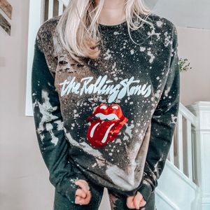 Rolling Stones crew neck sweat shirt